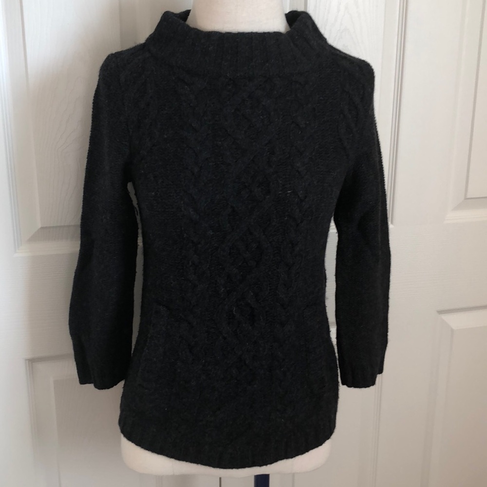 J.crew cable knit sweater